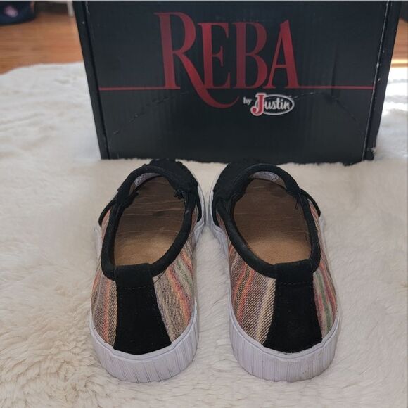 Reba By Justin Helen Serape Print Alice Platform Shoes w/ Box Size 7 - Picture 8 of 12